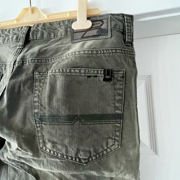 Men’s Buffalo olive green Denim Jeans W32 L34 - Picture 4 of 6